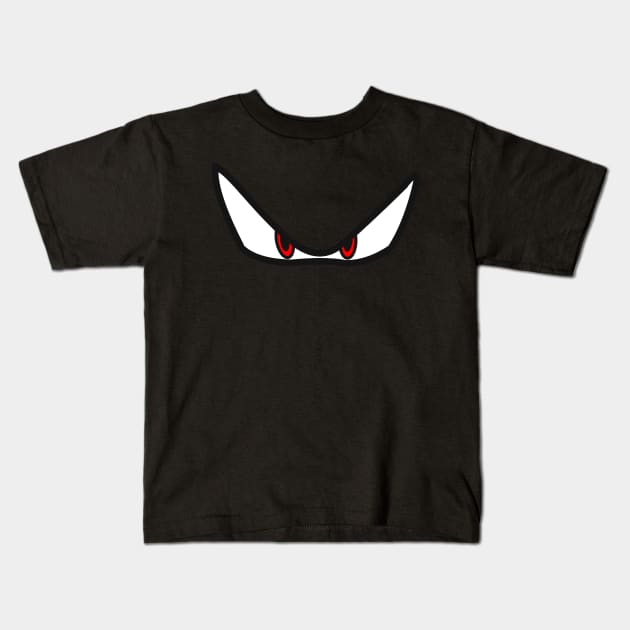 Shadow Eyes Kids T-Shirt by JacCal Brothers